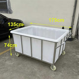 Industrial Dollies with Handle, Heavy Duty Hand Push Material Transport Trolley, Utility Cart