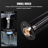 Multifunctional Sink Wrench, 2026 New Sink Wrench Faucet Tool Plumbing Tool, Under BasinSink FaucetWrench Tight Spaces for Kitchen and Bathroom (A)