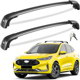 Tuyoung 300lb Lockable Roof Rack Cross Bars Compatible with Ford Escape 2020 2021 2022 2023 2024 2025 2026 with Flush Side Rails, Heavy Duty Anti-Theft Aluminum Roof Rails Crossbars Cargo Carrier Bag