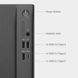 Dell Slim Desktop, AMD Ryzen 5 150, 16GB RAM, 512GB SSD, Windows 11 Home