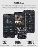 NC20 Pro Active Noise Cancelling Wireless Earbuds with Smart Touch Screen, LDAC Hi-Res Audio