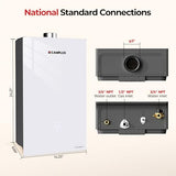 CAMPLUX Climatech 7 Indoor Natural Gas Tankless Water Heater 4.22 GPM (Up to 5 GPM) 102,000 BTU – Gas Tankless Water Heater Indoor for Whole House, 2–4 Outlets