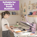 16x24 Heat Press Machine for T Shirts, 1.8-2kw, 72.77lbs High Pressure