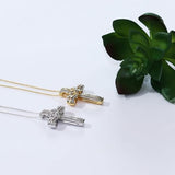 Infinity Cross Diamond Pendant Necklace for Women & Men