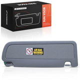 A-Premium Left Driver Side Sun Visor Compatible with Honda Civic 2006-2011