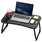 Laptop Bed Desk, Foldable Lap Desk, Portable Lap Table, Laptop Stand with Cup Holder