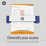Portable Document Scanner - 300 dpi Digital, USB & Wireless, Duplex Feed with Feeder for Two-Sided Pages