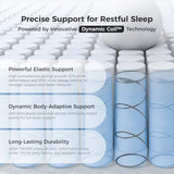 Sweetnight CoolNest Hybrid King Size Mattress 14 Inch, Cooling Pillow Top