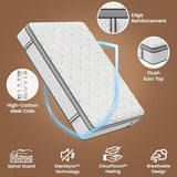 SLEEP100 King Mattress, 14 Inch 5-Zone Deep Sleep Firm Mattress with Extra Lumbar & Shoulder Support