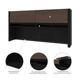 Bestar Connexion 72W U-Shaped Executive Desk with Lateral File Cabinet