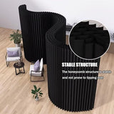 Portable Room Dividers - Folding Partition Screens for Office & Leisure
