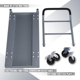 Heavy Duty Flatbed Cart, 2200LB Foldable Platform Truck Industrial Grade Weight Capacity