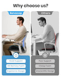 Benazcap Large Memory Foam Office Chair Cushion Seat Pad, Ergonomic Seat Cushion for Sciatica
