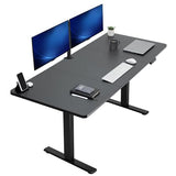 VIVO Electric 71 x 30 in Standing Desk, Memory Height Adjustment, 1B Series, Holds 220 lbs