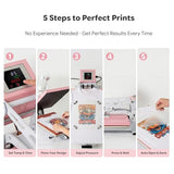 16x24 Heat Press Machine for T Shirts, Semi-Automatic Auto Open Heat Transfer Machine