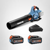 SENIX Leaf Blower Cordless, 40V Max Electric Leaf Blowers, Includes 2 x 4.0Ah Battery and Charger (BLAX2-M2)