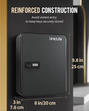 Key Cabinet with Combination Lock Resettable Black Digital Security Storage Box Steel Key Organizer with Colorful Key
