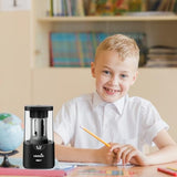 Tenwin Electric Pencil Sharpener - Auto Stop, Sharp & Fast, for 6-12mm Colored Pencils