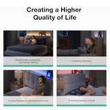 Novilla Queen Bed Frame with Charging Station & LED Lights