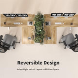 L Shaped Standing Desk Adjustable Height, Reversible Electric Corner Standing Desk