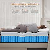 LETMOON California King Mattress, 14 Inch Luxury Hybrid Cal King Mattress