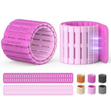 SE7EN Magnetic Ankle Weights for Women & Men | Set of 2 Weights (1 lb Each) | Adjustable Size Silicone Wirst & Leg Weights for Pilates