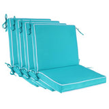 Blytieor Outdoor Patio Chair Cushions Set of 4, Water Resistant