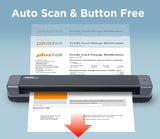 Mobile Scanner S410 Plus - Portable Sheet-Fed Document Scanner - for Windows 7 / 8 / 10 / 11