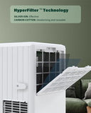 GAOMON Portable Air Conditioners, 8000 BTU Air Conditioner Portable for Room up to 350 Sq. Ft. with Remote Control, White