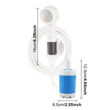 Outdoor Shower & Portable Rinse Kit, 10-Piece Portable Camping Shower with USB Rechargeable Pump, Hose and Multi-Spray Showerhead, Pumps Water from Bucket for Camping, Travel, Pet Bath, Plant Watering
