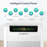 AMEIFU Air Purifiers for Home Large Room up to 3000sq.ft, H13 True Hepa Air Purifiers for Pets Hair, Dander, Smoke, Pollen