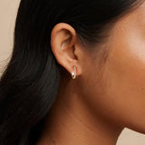 YOIHUR Gold Studs Earrings for Women Dainty Cubic Zirconia Flat Back Earrings 14K Plated Hypoallergenic Lightweight Minimalist Gold Earrings Jewelry Gifts for Women