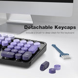 Wireless Keyboard and Mouse Combo, 2.4GHz Retro Typewriter Keyboard Full Size