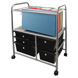 Advantus Letter/Legal File Cart with Five Storage Drawers