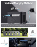 2026 Portable Power Station 350W, 230.4Wh LiFePO4 Battery, Power Bank 110V Pure Sine Wave AC Outlet 700W Surge, Solar Generator Fast Charging for Camping, Emergency, Laptop, RV, Off-Grid Living