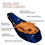 BUERTS Down Backpacking Sleeping Bag 680FP. Cold Weather Sleeping Bag 0°F-32°F (Multiple Temperature Options), XL Large 4 Season Sleeping Bag for Adults Camping Hiking Mountaineering