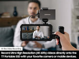 SAMSUNG T7 Portable SSD, 4TB External Solid State Drive, Speeds Up to 1,050MB/s, USB 3.2 Gen 2