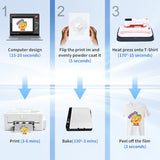 RAINBOWDGT Peacock 33 DTF Printer A3 XP600 Garment Printer