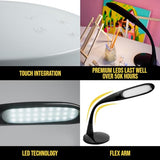 Stella Two Task Lamp, Adjustable Desk Lamp, Dimmable LED Light with Custom Color Temperature for Desk