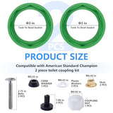 RAINGOWN 3 Inch Toilet Tank Gasket for Champion 4，2 Pack