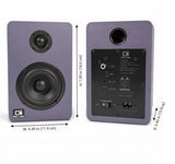 60W Desk Speakers for PC, Bluetooth 5.3 DSP, 24-Bit Optical, USB-C/AUX, Silk-Dome Tweeter, Carbon-Fiber Driver, for Laptop