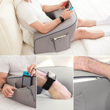 cooloo8 Reading Pillow, Ergonomic Lap Desk, Book Pillow for Reading in Bed, Arm Rest for Couch