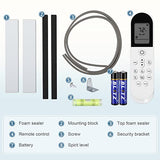 Antarctic Star 12,000 BTU Window Air Conditioners Cools up to 550 Sq. Ft, U-Shaped Air Conditioner Window Unit, White