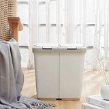 LLLSSS 20L Rubbish Bin Sorting Trash Can Bathroom LivingRoom