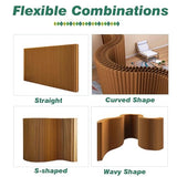 This Custom Folding Paper Room Divider Privacy Screen, Lightweight Portable Partition Temporary Wall for Home/Office/Clothing Store/Enterprise