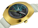 Rado - DiaStar Original Open Heart - Unisex Automatic Swiss Watch - 38mm Oval Black Dial - Grey Rubber Bracelet - R12165155