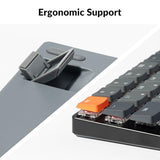 Keychron K3 Version 2, 84 Keys Ultra-Slim Wireless Bluetooth/USB Wired Mechanical Keyboard with White LED Backlit