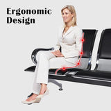 3-Seat Office Reception Guest Chairs for Office, Hospital, Airport, Bank & Lobby,
