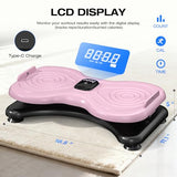 Silent Waist Twist Machine, Anti-Slip Twister Exercise Board with Stable Base, Waist Twisting Disc for Safe Ab Workout and Foot Massage