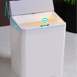 BXFIRS Home Intelligent Sensing Garbage Bin Living Room Kitchen Bedroom Bathroom ABS Trash Can